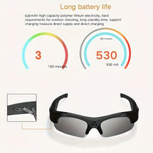 Load image into Gallery viewer, 1pc HD 1080P Video Smart Glasses with 32GB Card – Wide-Angle 120°, 180 Min Battery Life, Wireless, Waterproof, Night Vision, Ideal for Cycling, Driving, Hiking, Fishing &amp; Outdoor Adventures, Handsfree Recording | Stylish V
