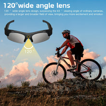 Load image into Gallery viewer, 1pc HD 1080P Video Smart Glasses with 32GB Card – Wide-Angle 120°, 180 Min Battery Life, Wireless, Waterproof, Night Vision, Ideal for Cycling, Driving, Hiking, Fishing &amp; Outdoor Adventures, Handsfree Recording | Stylish V
