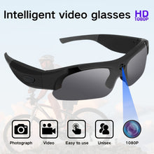 Load image into Gallery viewer, 1pc HD 1080P Video Smart Glasses with 32GB Card – Wide-Angle 120°, 180 Min Battery Life, Wireless, Waterproof, Night Vision, Ideal for Cycling, Driving, Hiking, Fishing &amp; Outdoor Adventures, Handsfree Recording | Stylish V
