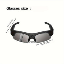 Load image into Gallery viewer, 1pc HD 1080P Video Smart Glasses with 32GB Card – Wide-Angle 120°, 180 Min Battery Life, Wireless, Waterproof, Night Vision, Ideal for Cycling, Driving, Hiking, Fishing &amp; Outdoor Adventures, Handsfree Recording | Stylish V
