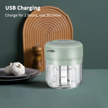 Load image into Gallery viewer, HiPiCok Meat Grinder Electric Garlic Crusher Food Chopper Mini Garlic Press Vegetable Chopper Masher Machine USB Kitchen Gadgets
