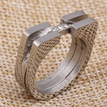 Load image into Gallery viewer, Fashion Luxury Brand Jewelry New Arrival Wedding Ring For Women Rose Gold Color With AAA Crystal Rings Anillos
