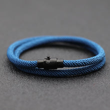 Load image into Gallery viewer, Men Women Rope Bracelet Double Layer Survival Braclet Homme Accessories Gift Magnet
