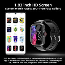 Load image into Gallery viewer, Waterproof Smart Watch with Message Answer Call Sleep Monitoring Sports Pedometer Information Alerts For iPhone Android 1.83&quot;
