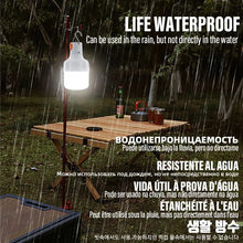 Load image into Gallery viewer, Outdoor USB Rechargeable LED Lamp Bulbs High Brightness Emergency Light Hook Up Camping Fishing Portable Lantern Night Lights
