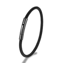 Load image into Gallery viewer, Punk Simple Style Men Jewelry Non-fading Steel Wire Rope Bracelet Classic Cuff Charm Bracelet for Men Male Gifts
