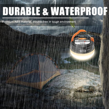 Load image into Gallery viewer, 10W LED Camping Lantern Tents lamp 1800mAh  Portable Camping Lights Outdoor Hiking Night Hanging lamp USB Rechargeable
