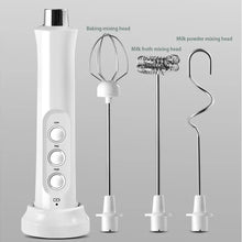 Load image into Gallery viewer, 3 In 1 Portable Rechargeable Electric Milk Frother Foam Maker Handheld Foamer High Speeds Drink Mixer Coffee Frothing Wand

