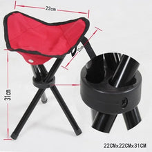 Load image into Gallery viewer, Fishing Chairs Travel Chair Folding 3 Legs Portable Outdoor Camping Tripod carts Garden Stool Chair Picnic Trips Beach Chair

