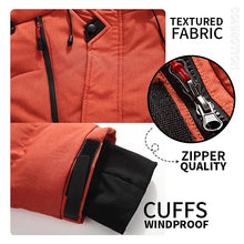 Load image into Gallery viewer, Down Jacket Men White Duck Winter Coat Windproof Warm Parkas Travel Camping Overcoat New in Thicken Solid Color Hooded Clothing   4.7  141 Reviews  ౹  500+ sold designed to keep you cozy and comfortable
