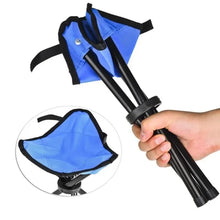 Load image into Gallery viewer, Fishing Chairs Travel Chair Folding 3 Legs Portable Outdoor Camping Tripod carts Garden Stool Chair Picnic Trips Beach Chair
