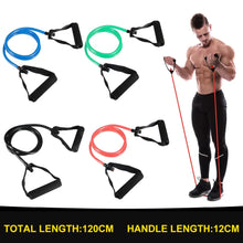 Load image into Gallery viewer, 120cm Yoga Pull Rope Resistance Bands Fitness Gum Elastic Bands Fitness Equipment Rubber Expander Workout Exercise Training Band
