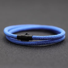 Load image into Gallery viewer, Men Women Rope Bracelet Double Layer Survival Braclet Homme Accessories Gift Magnet
