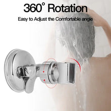 Load image into Gallery viewer, Swivel Vacuum Suction Cup Shower Head Holder Relocatable Handheld Showerhead Holder Wall Mounted Adjustable Bathroom Bracket
