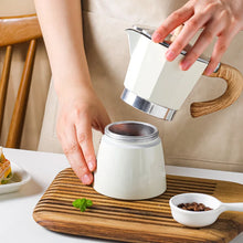 Load image into Gallery viewer, Octagonal Coffee Pot Aluminum Moka Pot Extraction for Italian Coffee Machine with Anti-scald Wood Handle 150/300ml
