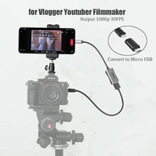 Load image into Gallery viewer, BFOLLOW Android Phone Tablet as Camera Monitor Camcorder HDMI Adapter for Vlog Youtuber Filmmaker DSLR Video Capture Card
