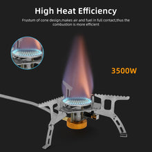 Load image into Gallery viewer, JYMCW Outdoor Gas Burner Camping Gas Stove Portable Folding Electronic Split Stove Tourist Equipment For Cooking Hiking 3500W
