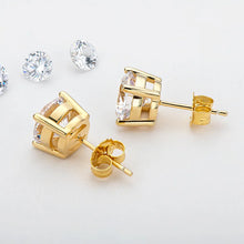 Load image into Gallery viewer, Moissanite Diamond Stud Earrings for Women Orginal 925 Sterling Silver Screw Back Women Moissanite
