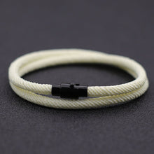 Load image into Gallery viewer, Men Women Rope Bracelet Double Layer Survival Braclet Homme Accessories Gift Magnet
