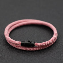 Load image into Gallery viewer, Men Women Rope Bracelet Double Layer Survival Braclet Homme Accessories Gift Magnet
