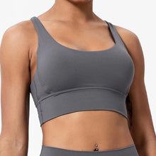 Load image into Gallery viewer, Push up Sports Bra Gym Top Women Yoga Clothing Cross Back Yoga Bra Women Running Fitness Crop Top Shockproof Workout Brassiere
