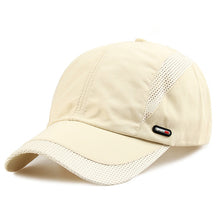Load image into Gallery viewer, Summer Brand For Men Sports Running Sweat Baseball Cap Male Canada Golf Quick Dry Women Kpop Solid Snapback Bone Hat E37
