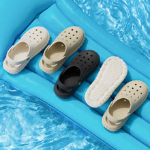 Load image into Gallery viewer, Women and Men&#39;s Hole Shoes Summer Non-Slip Outdoor Sandals Closed Toe Shit Feeling Beach Slippers Thick Bottom Soft Bottom
