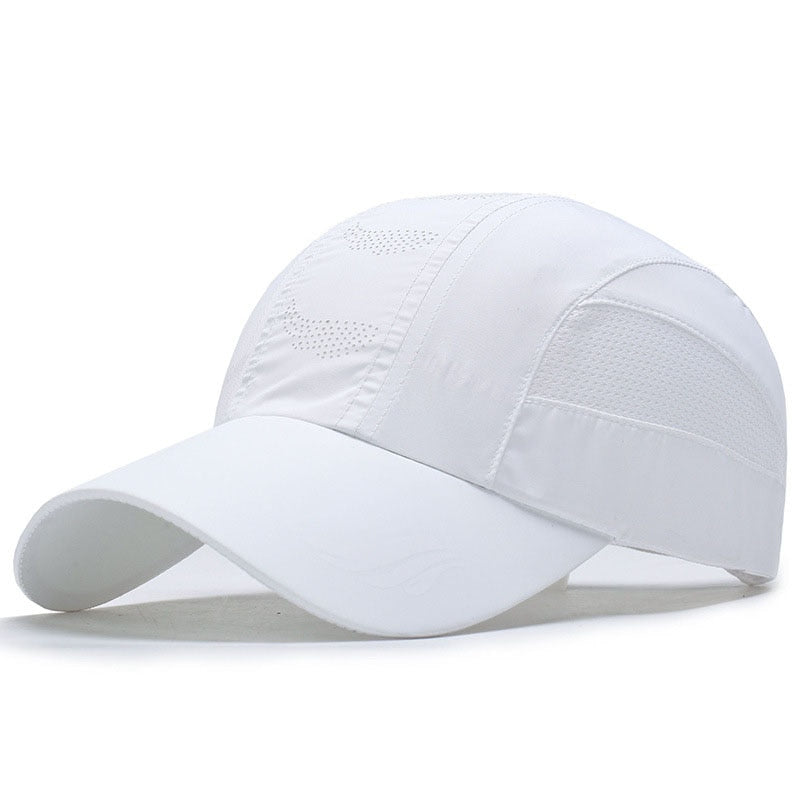 Summer Brand For Men Sports Running Sweat Baseball Cap Male Canada Golf Quick Dry Women Kpop Solid Snapback Bone Hat E37