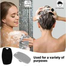 Load image into Gallery viewer, 1pc Soft Silicone Exfoliating Brush Cleanser Manual Body Cleansing Body Care Scrubber Shower Gentle Massage Bath Brush For Men
