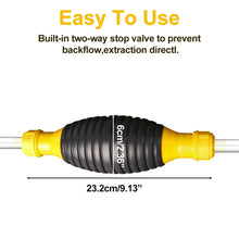 Load image into Gallery viewer, Hand Fuel Pump Car Fuel Tank Sucker Oil Transfer Fuel Pump Petrol Diesel Liquid Manual Pump Syphon Fuel Saver for Gas Gasoline
