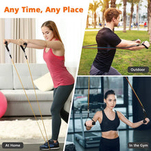 Load image into Gallery viewer, 120cm Yoga Pull Rope Resistance Bands Fitness Gum Elastic Bands Fitness Equipment Rubber Expander Workout Exercise Training Band

