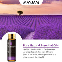 Load image into Gallery viewer, MAYJAM 10ML Aromatic Diffuser Essential Oil Lavender Vanilla Myrrh Fragrance Oil For Soaps Candle Making Massage Humidifiers
