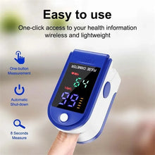 Load image into Gallery viewer, Home Use Led Oximeter. Portable Visual Finger Clip Oximeter
