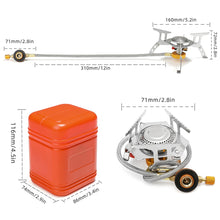 Load image into Gallery viewer, JYMCW Outdoor Gas Burner Camping Gas Stove Portable Folding Electronic Split Stove Tourist Equipment For Cooking Hiking 3500W
