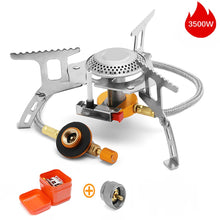 Load image into Gallery viewer, JYMCW Outdoor Gas Burner Camping Gas Stove Portable Folding Electronic Split Stove Tourist Equipment For Cooking Hiking 3500W
