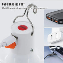 Load image into Gallery viewer, Outdoor USB Rechargeable LED Lamp Bulbs High Brightness Emergency Light Hook Up Camping Fishing Portable Lantern Night Lights
