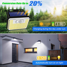 Load image into Gallery viewer, 2Pack IP67 Waterproof Solar Outdoor Garden Lights Super Bright 178/235 LEDs Motion Sensor Wall Light Solar Powered Security Lamp
