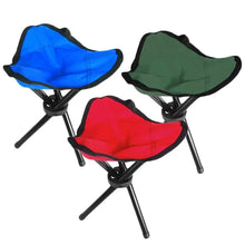 Load image into Gallery viewer, Fishing Chairs Travel Chair Folding 3 Legs Portable Outdoor Camping Tripod carts Garden Stool Chair Picnic Trips Beach Chair
