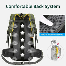 Load image into Gallery viewer, 50L Travel Backpack Camping Bag For Men Large Hiking Bag Tourist Rucksack Waterproof Outdoor Sports Climbing Mountaineering Bag
