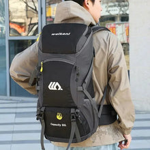 Load image into Gallery viewer, 50L Travel Backpack Camping Bag For Men Large Hiking Bag Tourist Rucksack Waterproof Outdoor Sports Climbing Mountaineering Bag
