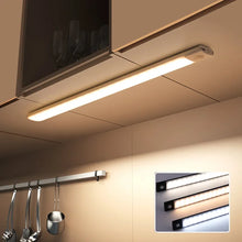 Load image into Gallery viewer, 30/40/50/60CM Night Light USB Rechargeable Motion Sensor Led Light Wireless Led Lamp for Kitchen Cabinet Bedroom Wardrobe
