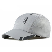 Load image into Gallery viewer, Summer Brand For Men Sports Running Sweat Baseball Cap Male Canada Golf Quick Dry Women Kpop Solid Snapback Bone Hat E37
