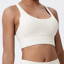 Load image into Gallery viewer, Push up Sports Bra Gym Top Women Yoga Clothing Cross Back Yoga Bra Women Running Fitness Crop Top Shockproof Workout Brassiere
