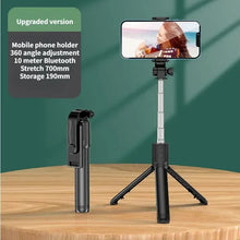 Load image into Gallery viewer, Selfie Stick Wireless Tripod Stand with Light Bluetooth Remote Extendable Tripod for iPhone Mobile Phone Tiktok Live Streaming
