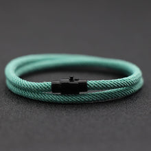 Load image into Gallery viewer, Men Women Rope Bracelet Double Layer Survival Braclet Homme Accessories Gift Magnet
