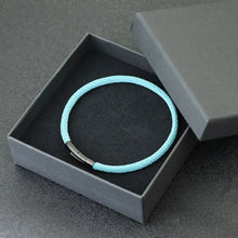 Load image into Gallery viewer, 2024 New Minimalist Rope Bracelet Unisex Stainless Steel Snap Fastener Lucky Red Thread Braslet Gift For Lovers Pulsera Macrame
