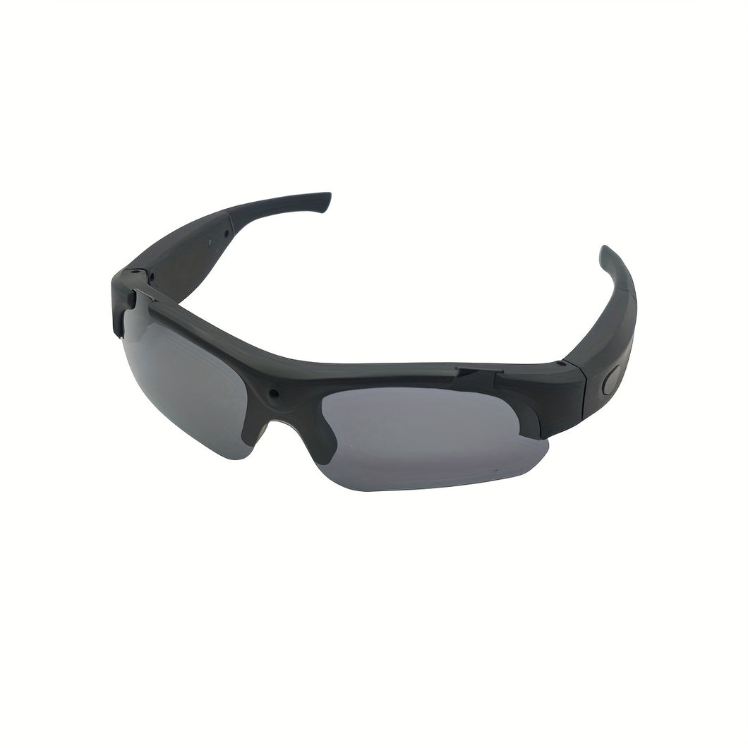 1pc HD 1080P Video Smart Glasses with 32GB Card – Wide-Angle 120°, 180 Min Battery Life, Wireless, Waterproof, Night Vision, Ideal for Cycling, Driving, Hiking, Fishing & Outdoor Adventures, Handsfree Recording | Stylish V