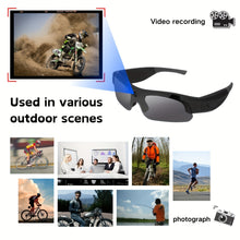 Load image into Gallery viewer, 1pc HD 1080P Video Smart Glasses with 32GB Card – Wide-Angle 120°, 180 Min Battery Life, Wireless, Waterproof, Night Vision, Ideal for Cycling, Driving, Hiking, Fishing &amp; Outdoor Adventures, Handsfree Recording | Stylish V
