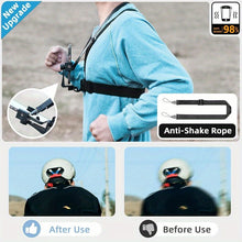 Load image into Gallery viewer, 1 Set Durable Plastic Adjustable Chest Mount Harness with Smartphone Holder, Universal Action Camera Strap for Outdoor Sports, First-Person View Recording Accessory Compatible with Osmo Series, Other Sports Cameras&amp; Android P

