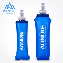 Load image into Gallery viewer, AONIJIE SD09 SD10 250ml 500ml Soft Flask Folding Collapsible Water Bottle TPU Free For Running Hydration Pack Waist Bag Vest
